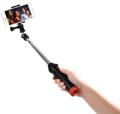 Hama Multi 4in1 Mini-Stativ – bis 90 cm, 0,4 kg Traglast – für Smartphone, Actioncam, Digitalkamera – Schwarz