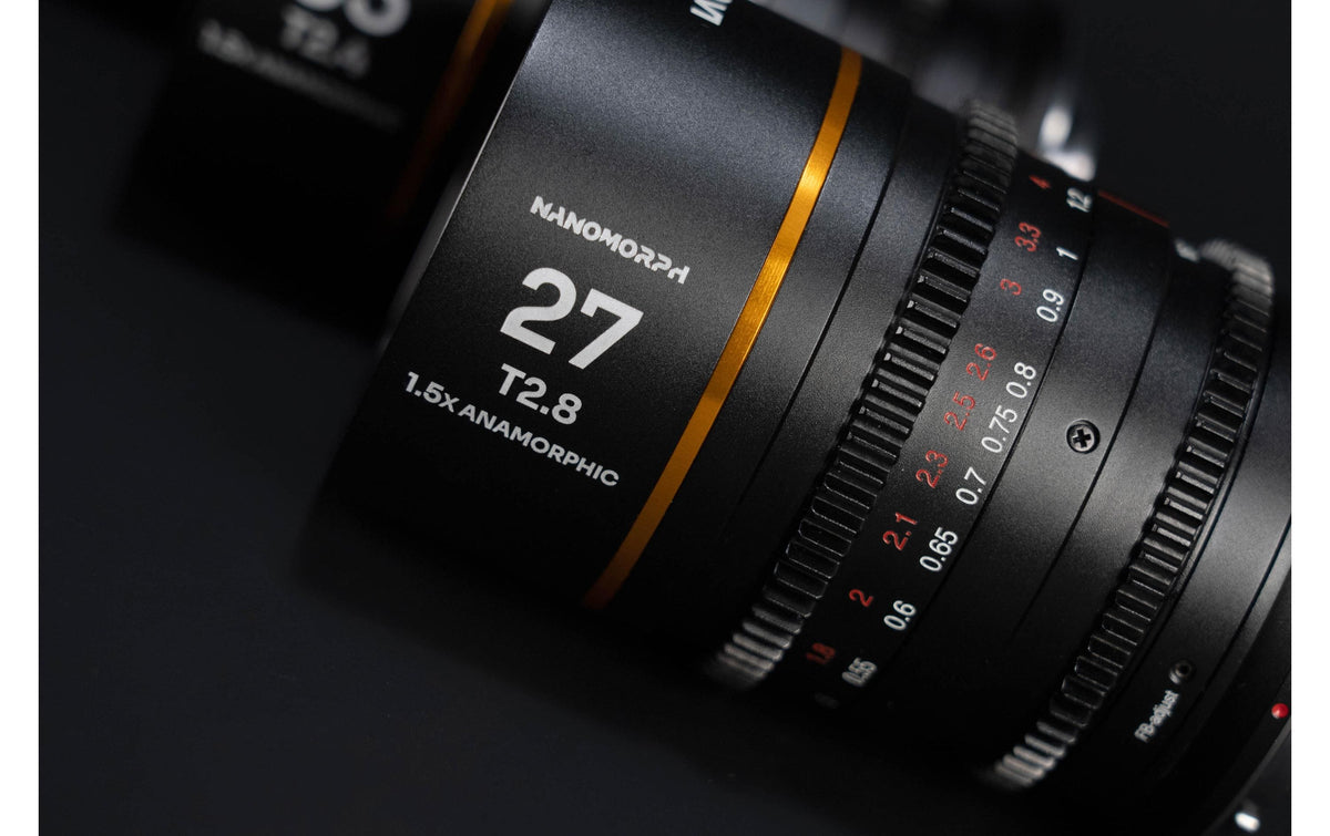 Laowa Nanomorph S35 Prime3 50 mm Kinoobjektiv – 1,5× Anamorph – für Fujifilm X-Mount