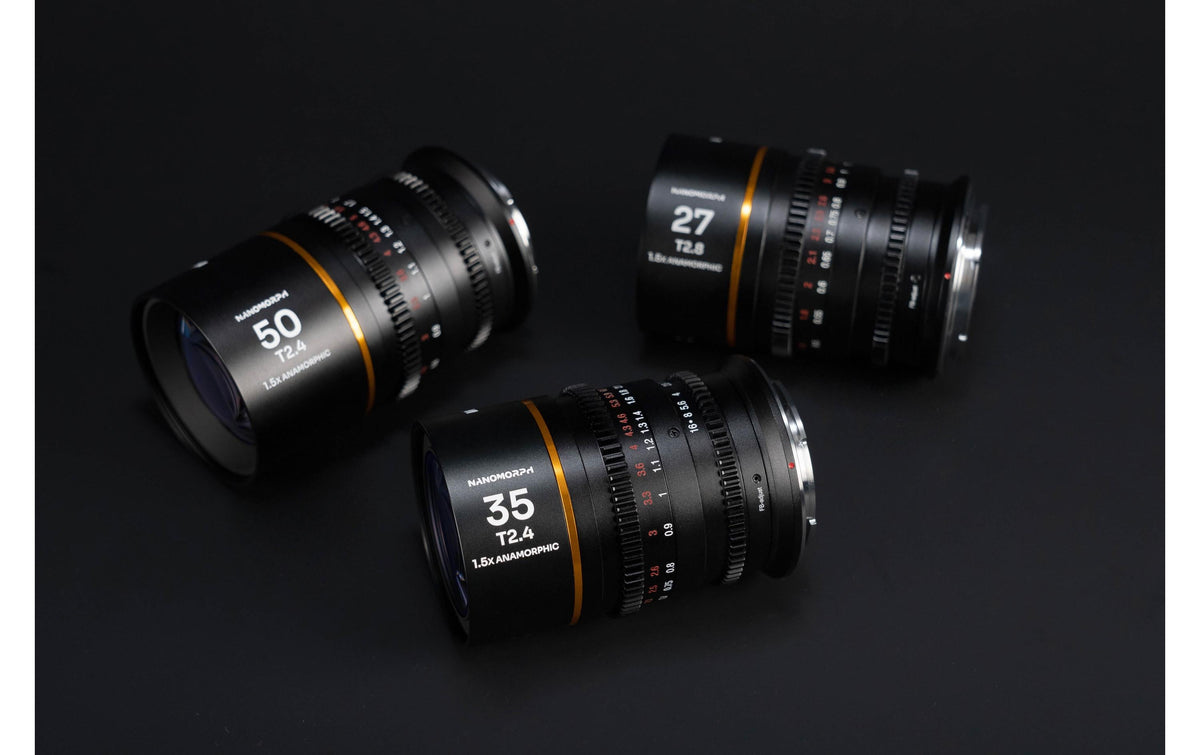 Laowa Nanomorph S35 Prime 50 mm 1,5× Anamorph – L-Mount – Super35, T/16, Filter 55 mm, manuell