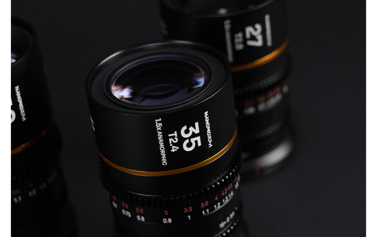 Laowa Nanomorph S35 Prime 3 Objektiv – 50 mm T/2.4 – Super35 – für Arri PL, Canon EF