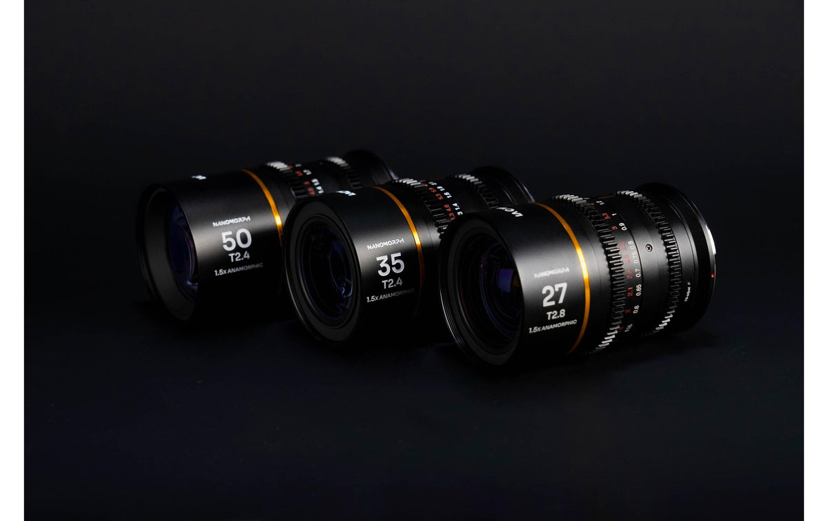 Laowa Nanomorph S35 Prime3 50 mm Kinoobjektiv – 1,5× Anamorph – für Fujifilm X-Mount