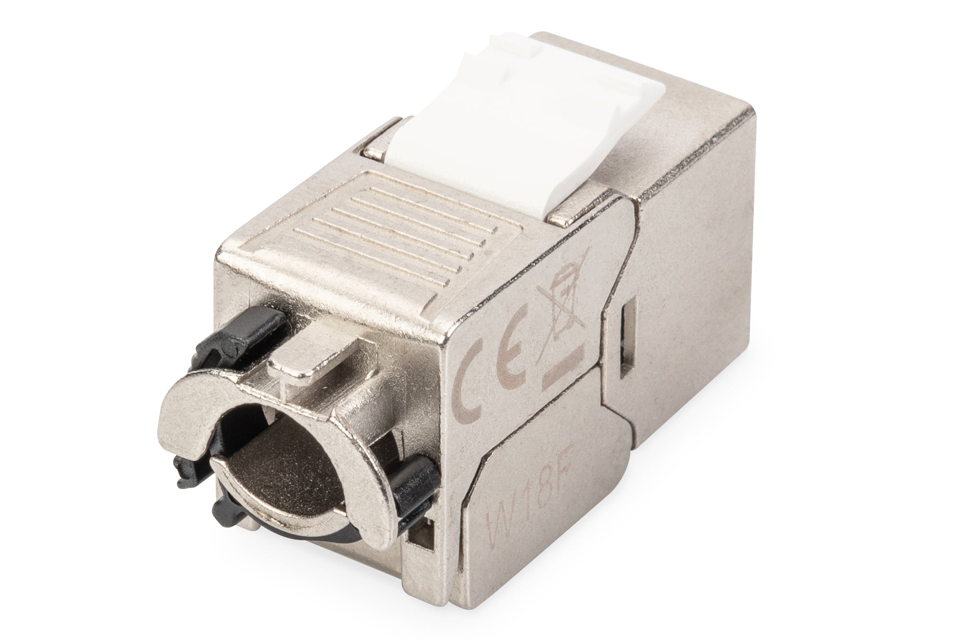 Digitus CAT 6A Keystone-Modul – geschirmt, RJ-45, Silber
