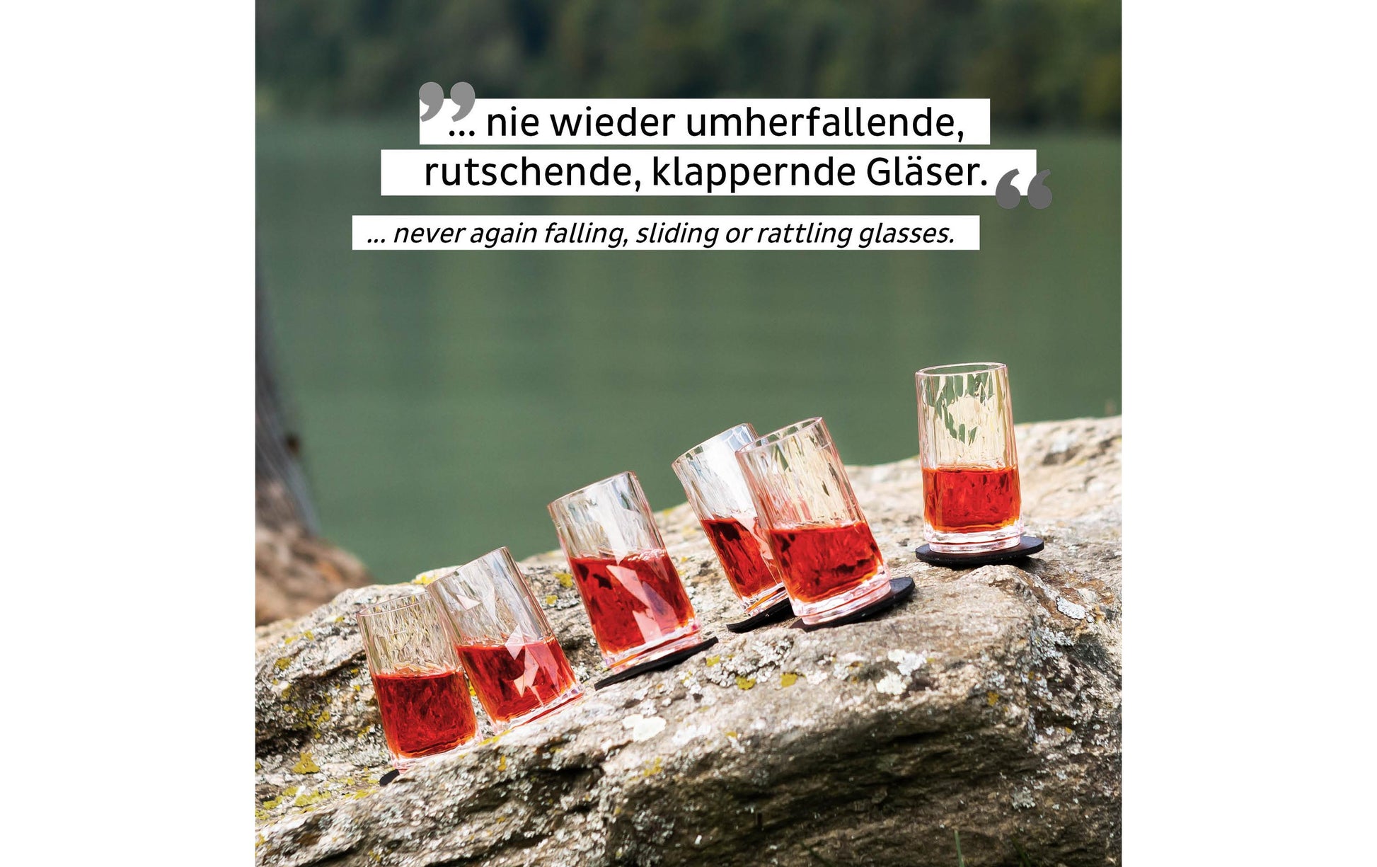 Silwy Shotglas KO-SH-C-2 – 2er Set, 40 ml, Ø 4,0 cm, H 7,0 cm, Kunststoff, Transparent