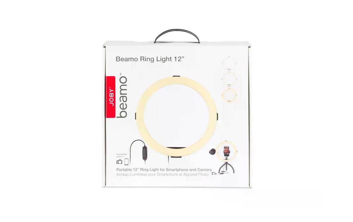 Joby Beamo Ring Light 12 – LED-Ringleuchte – 400 lm, 3000–5500 K