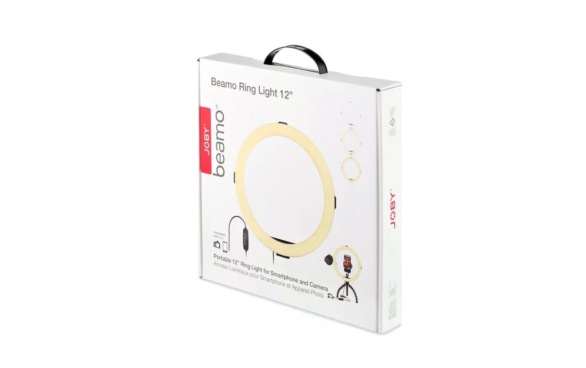 Joby Beamo Ring Light 12 – LED-Ringleuchte – 400 lm, 3000–5500 K