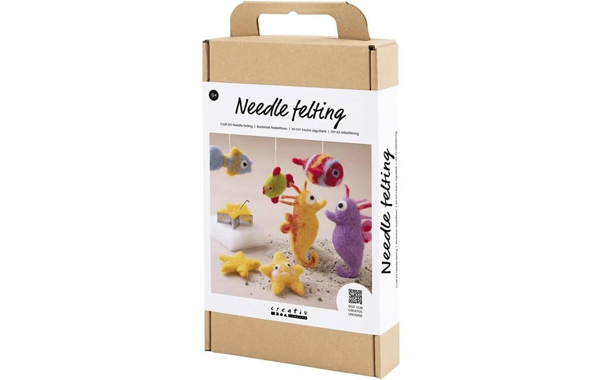 Creativ Company Bastelset Nadelfilzen – ab 6 Jahren – mit Filz & Wolle
