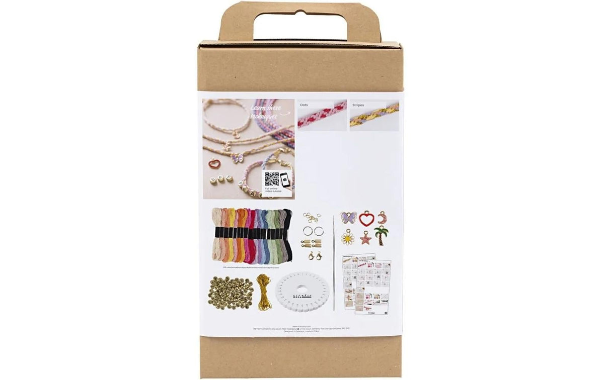 Creativ Company Starter Kumihimo – Bastelset – Mehrfarbig – ab 8 Jahren