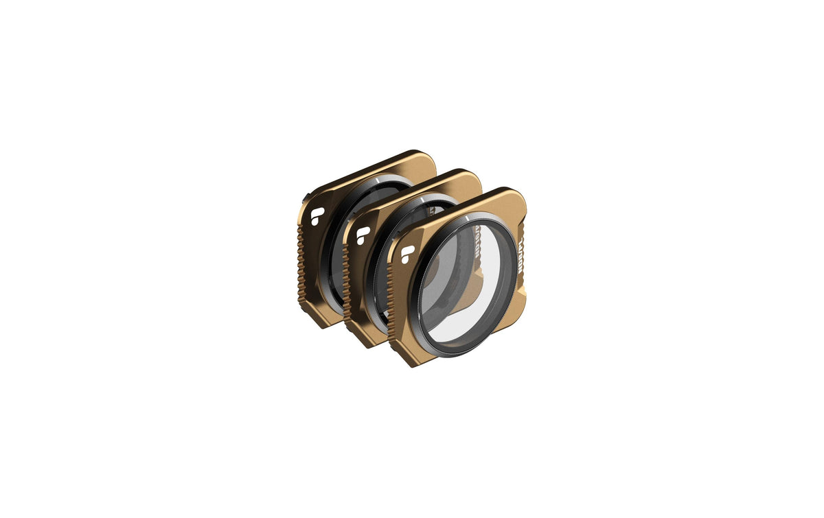 PolarPro M3C-VIVID Kamerafilter – ND8/PL, ND16/PL, ND32/PL – für DJI Mavic 3 Classic – Gold – 3er-Pack
