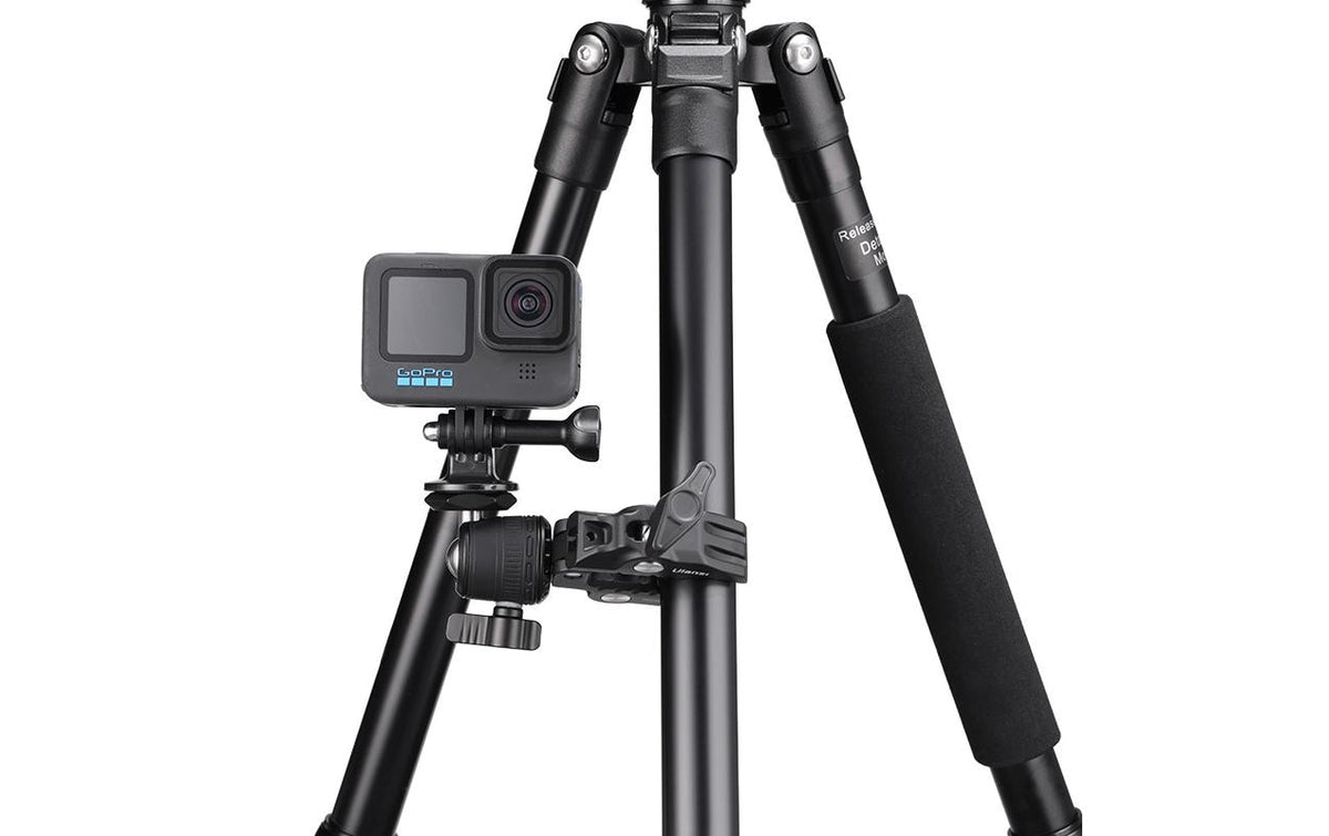 Ulanzi R099 Klemme mit Kugelgelenk – Traglast 1,5 kg, bis 60 mm, 1/4" Gewinde – für Action-/Digitalkameras