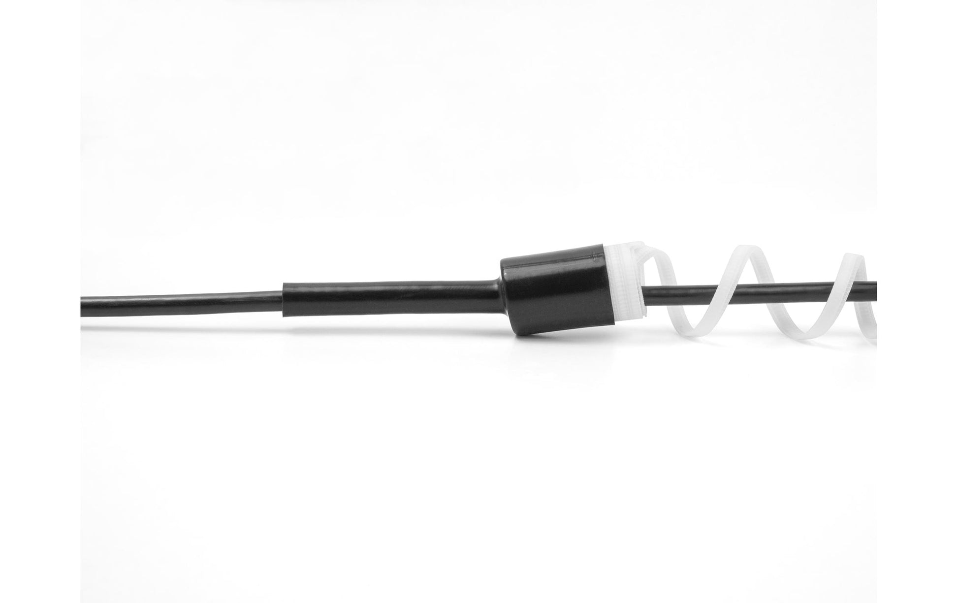 DeLOCK Schrumpfschlauch-Set, 2 Stk., Ø 35 mm (geschrumpft Ø 9,5 mm), 13 cm – schwarz