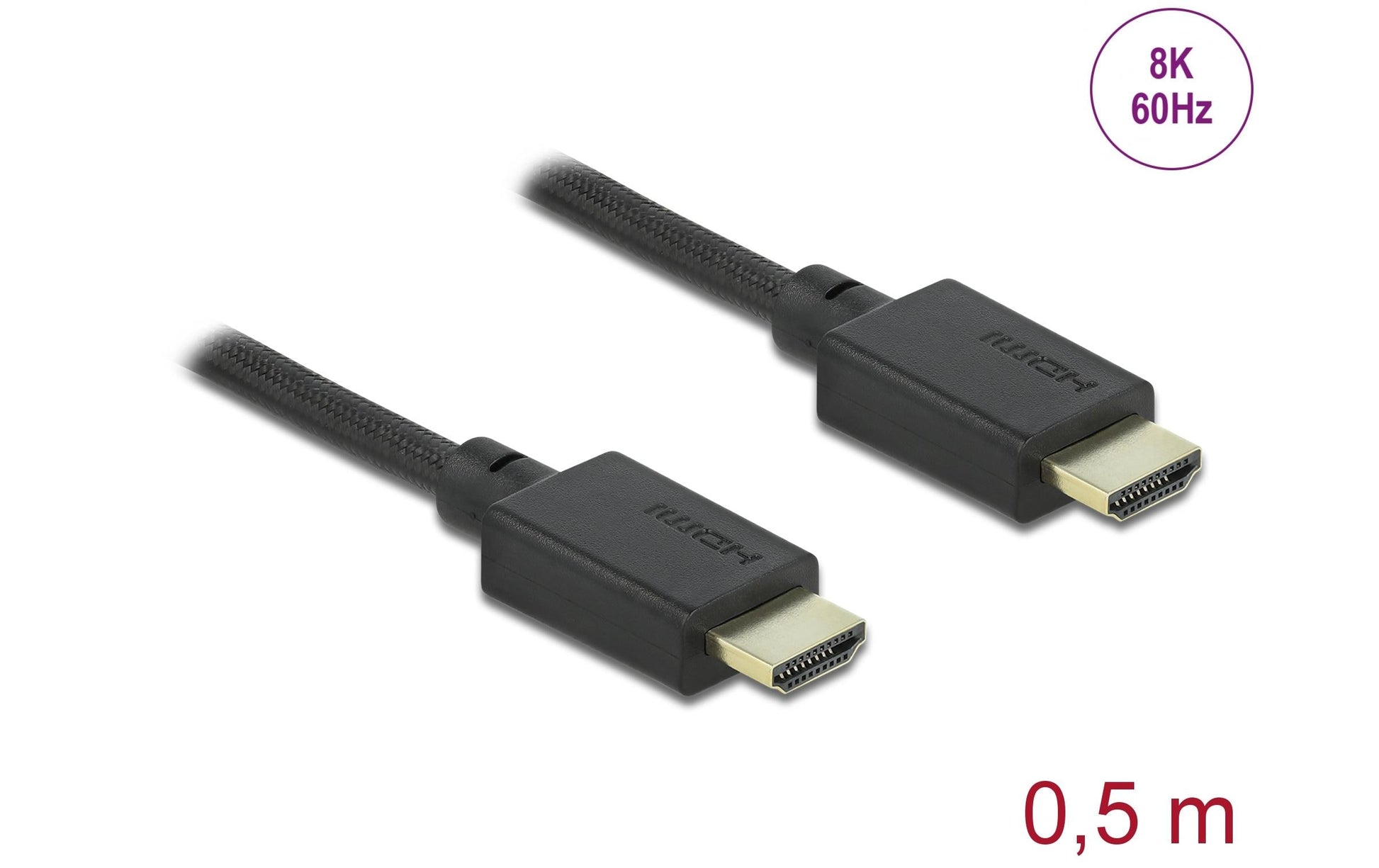 DeLOCK HDMI-Kabel, Schwarz