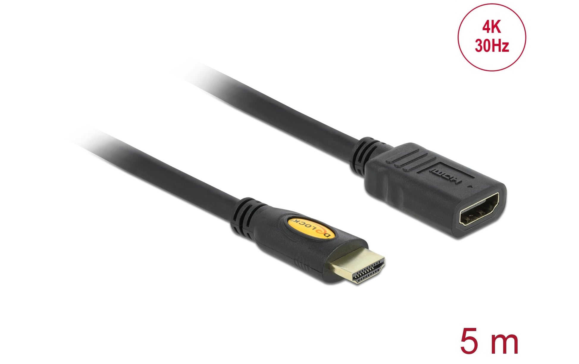 DeLOCK HDMI Verlängerungskabel 4K 30 Hz – 5 m