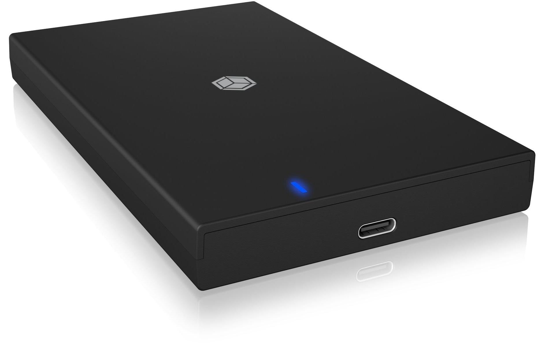 ICY BOX IB-200T-C3 – 2,5" SSD-Gehäuse, 1-Bay, USB-C 3.2 Gen 1, SATA III (6 Gbit/s)