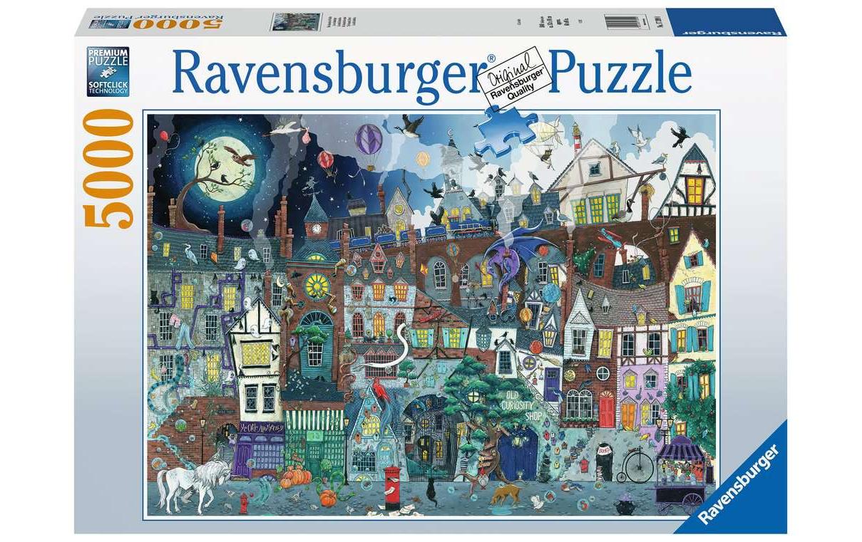 Ravensburger Puzzle Stadt/Land – 5000 Teile – 153 × 101 cm – ab 14 J. – Karton – mehrfarbig