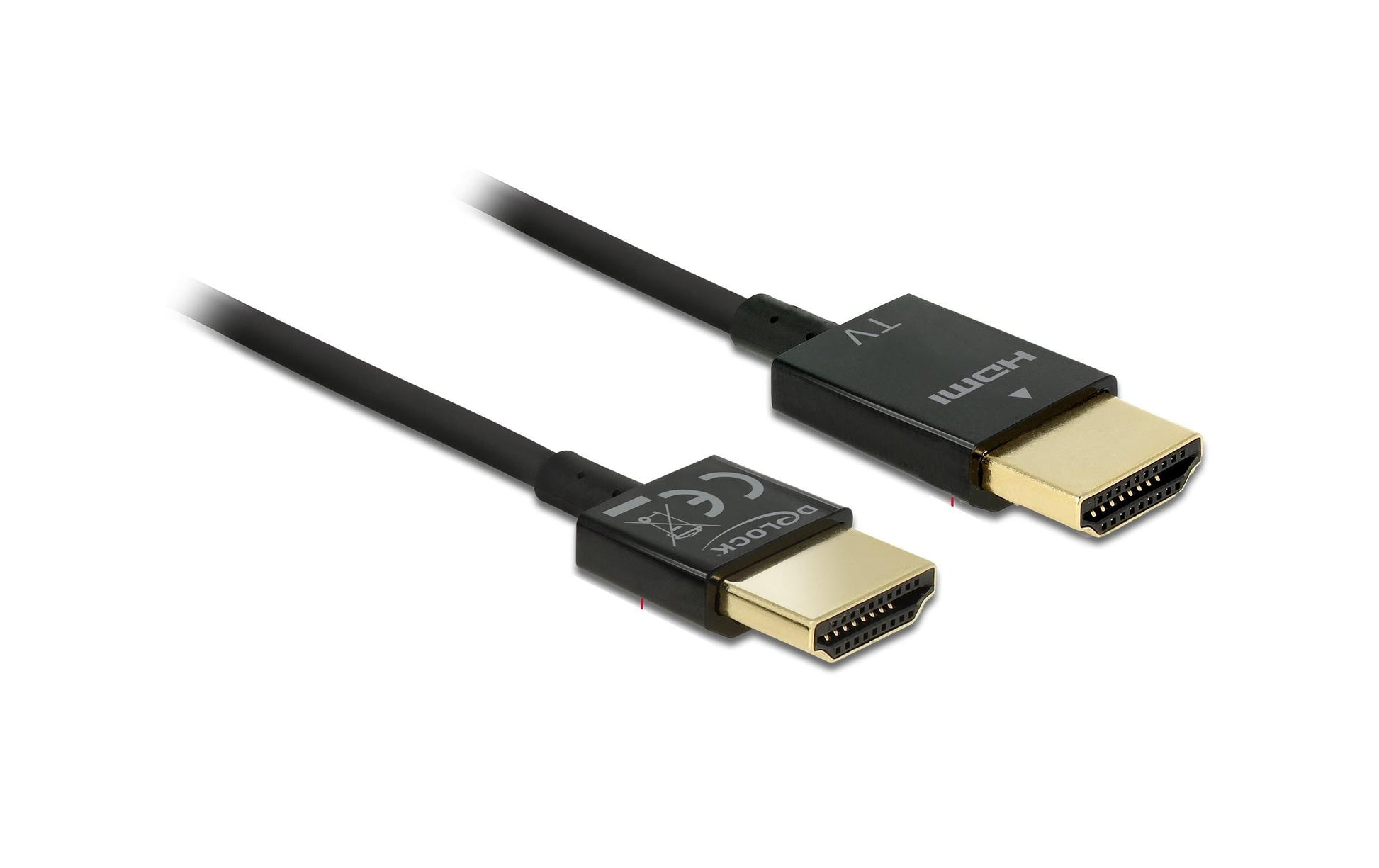 DeLOCK HDMI Kabel HDMI 2.0 – 4K 60 Hz – 4,5 m – Ethernet