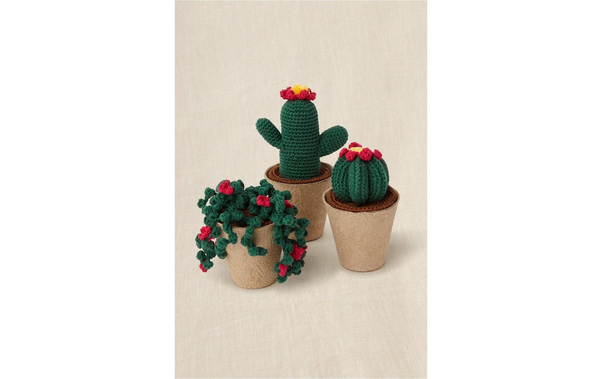 DMC Häkelset – Amigurumi Kaktus – 8 cm – Baumwolle – inkl. Häkelnadel