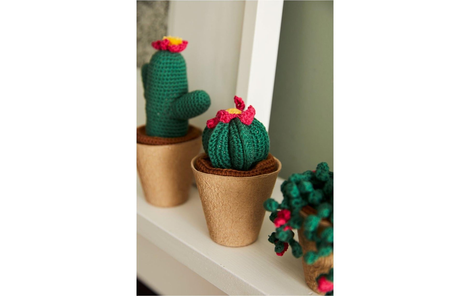 DMC Häkelset – Amigurumi Kaktus – 8 cm – Baumwolle – inkl. Häkelnadel