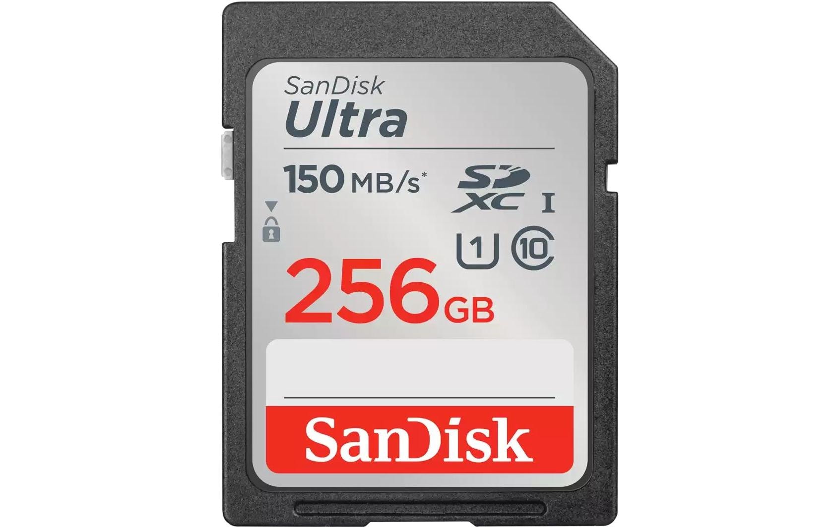 SanDisk Ultra Speichergerät – 256 GB, SDXC, 150 MB/s