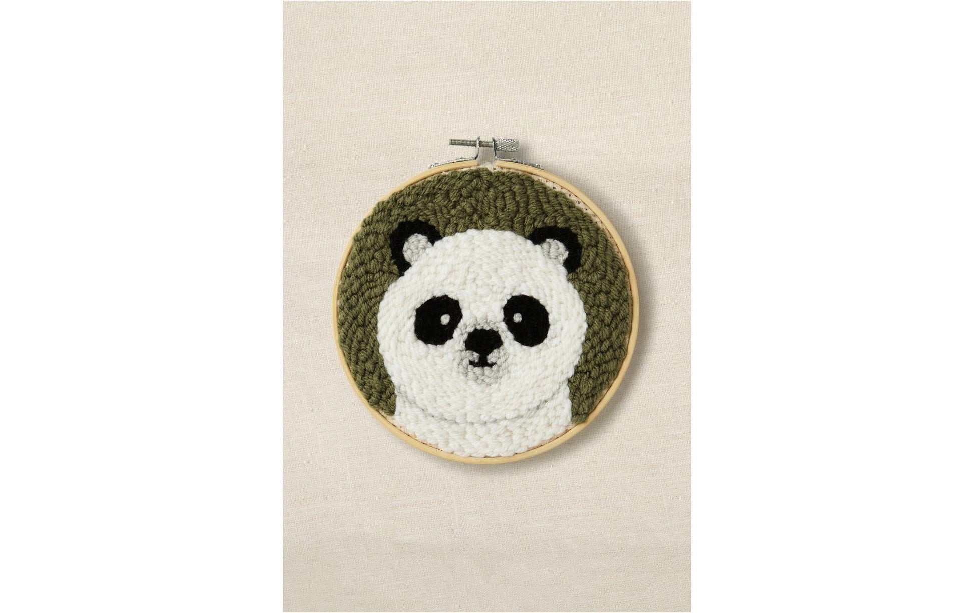 DMC Gift of Stitch – Nähset (Sticknadel-Set) Panda Patrick – Ø 15,7 cm – 11-teilig