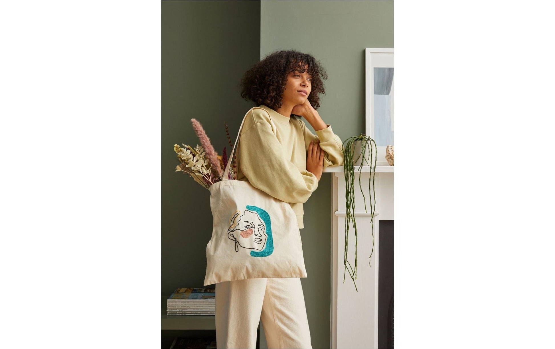 DMC Stanznadel-Set – Portrait – 35 × 42 cm – Baumwolle – Mehrfarbig – PN008K