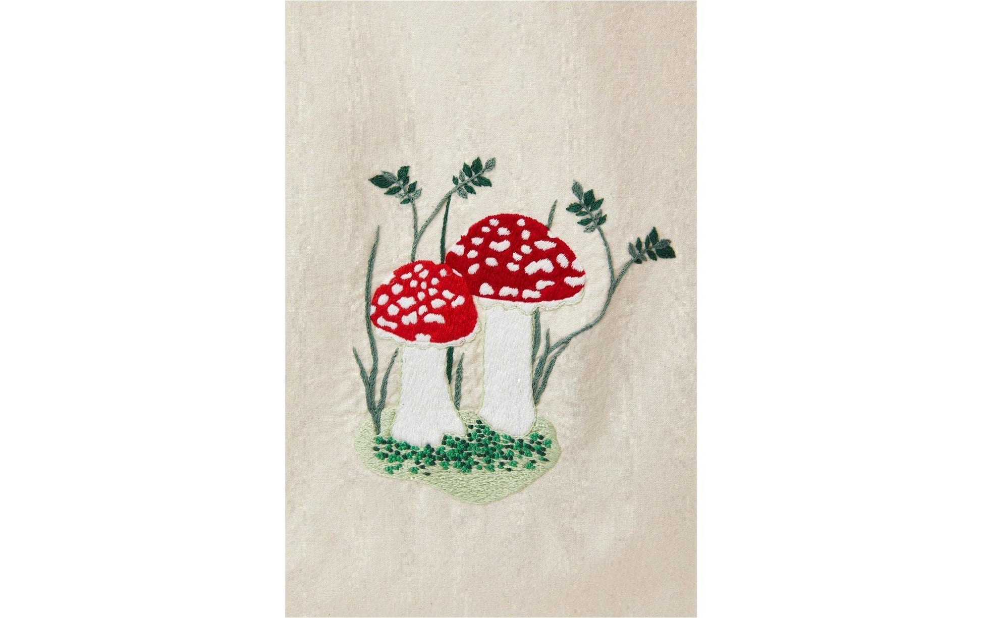 DMC Gift of Stitch – Nähset – Einkaufstasche Pilzmotiv 35 × 42 cm – 18-teilig