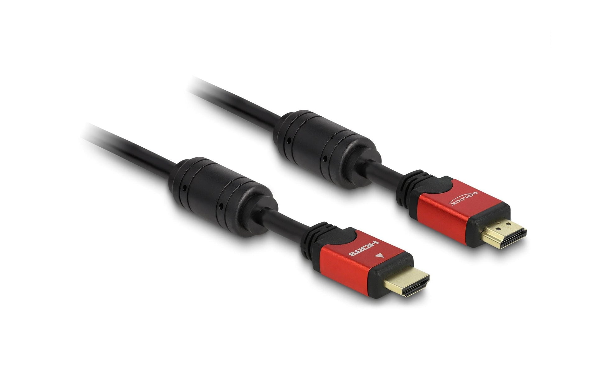 DeLOCK HDMI Kabel HDMI 1.3 4K 30 Hz – 5 m – Rot