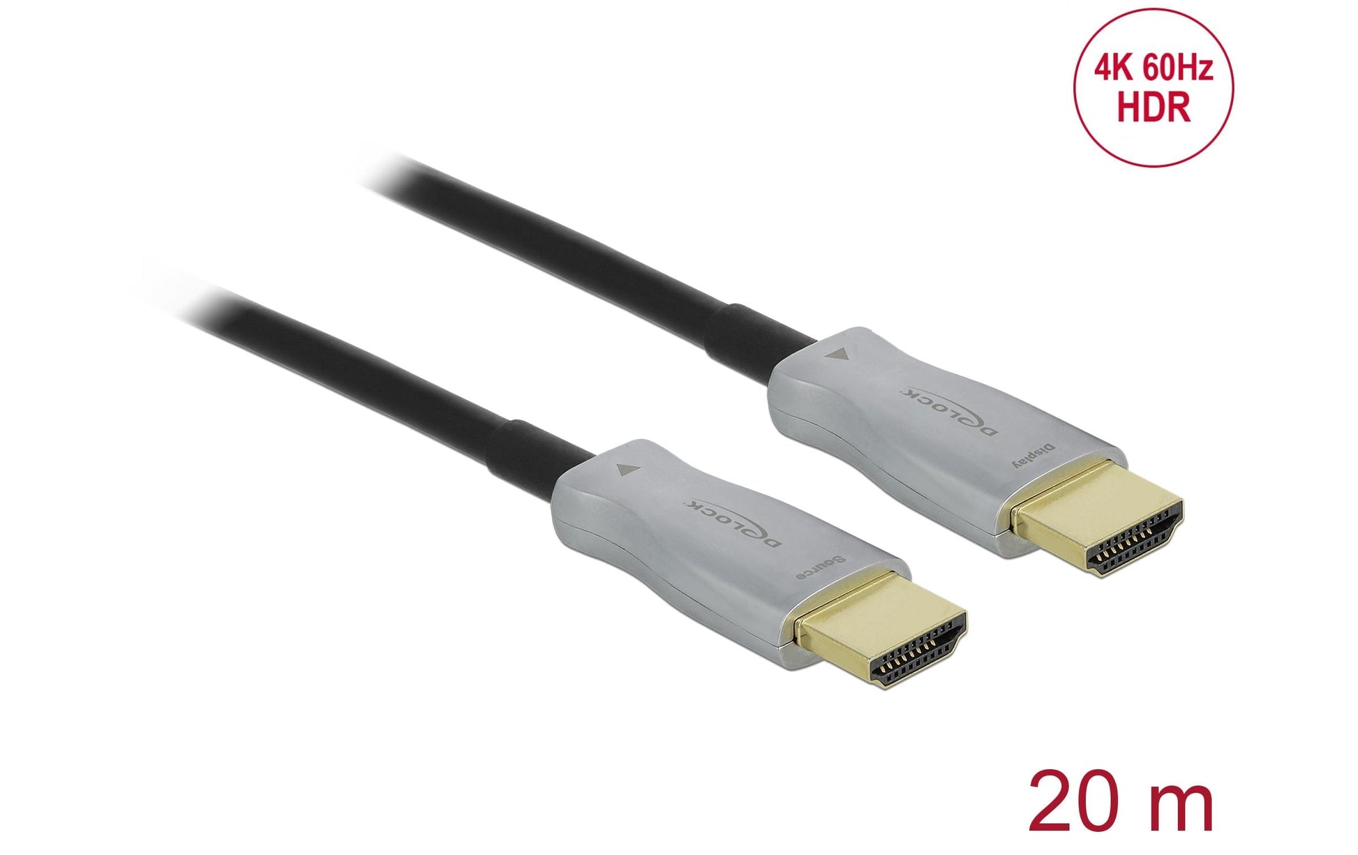 DeLOCK HDMI-Kabel, HDMI/HDMI, Schwarz, 1 Stück