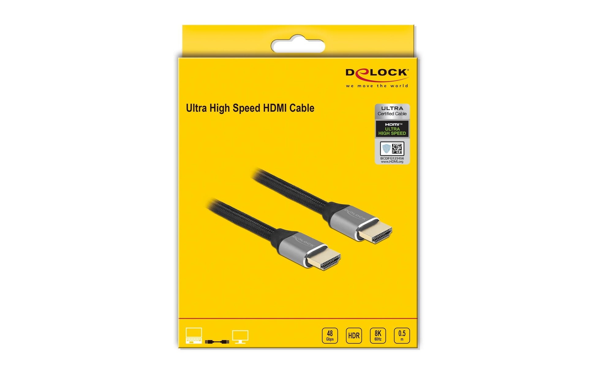 DeLOCK HDMI-Kabel, Grau