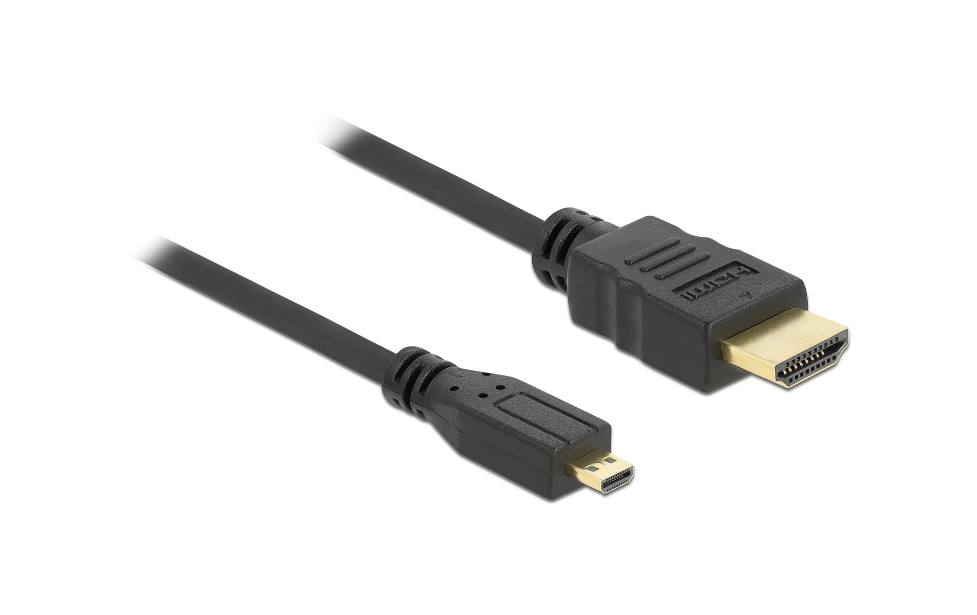 DeLOCK Micro-HDMI auf HDMI Kabel 4K – 3 m – Ethernet