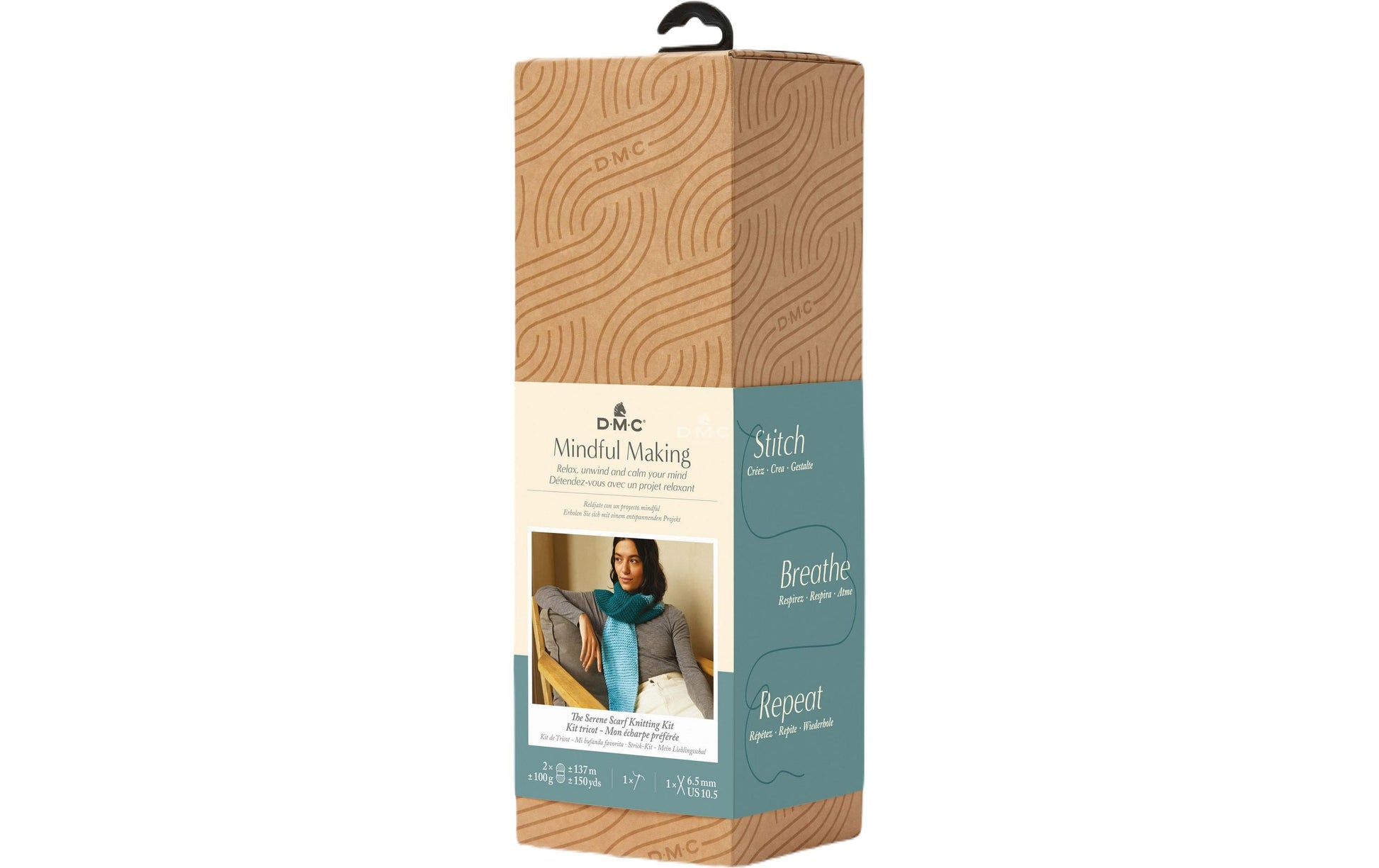 DMC Mindful Making – Strick-Set – Schal – 18 × 160 cm