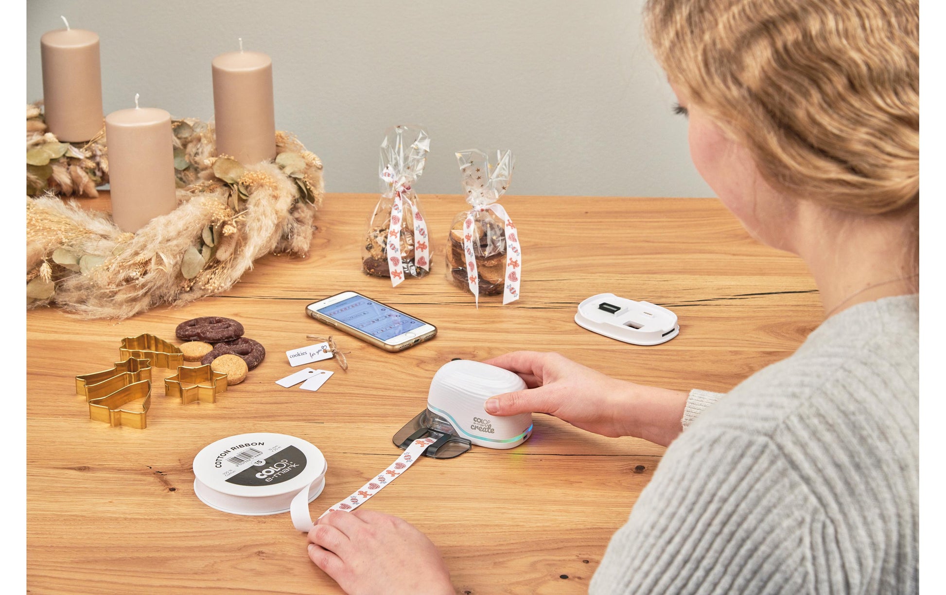 Colop E-mark Create – Mobiler Handdrucker, Tintenstrahl, Akkubetrieb, WLAN, für Belege
