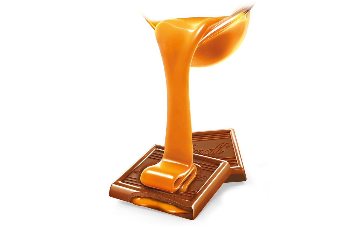 Lindt Squares Schokolade – Karamell – 144 g