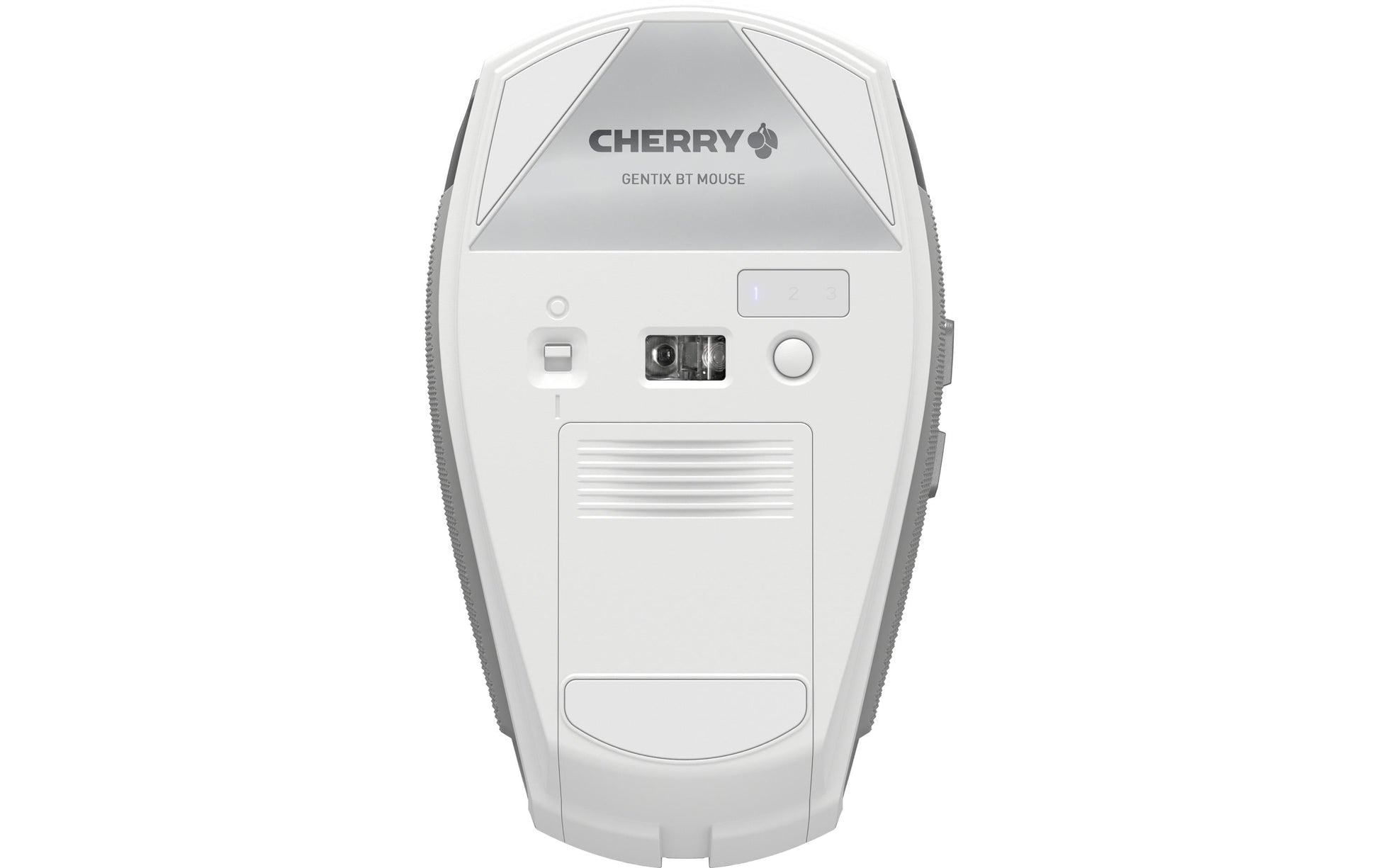 CHERRY GENTIX BT – Gaming-Maus – Kabellos (Bluetooth), 2000 DPI, beidhändig, Grau