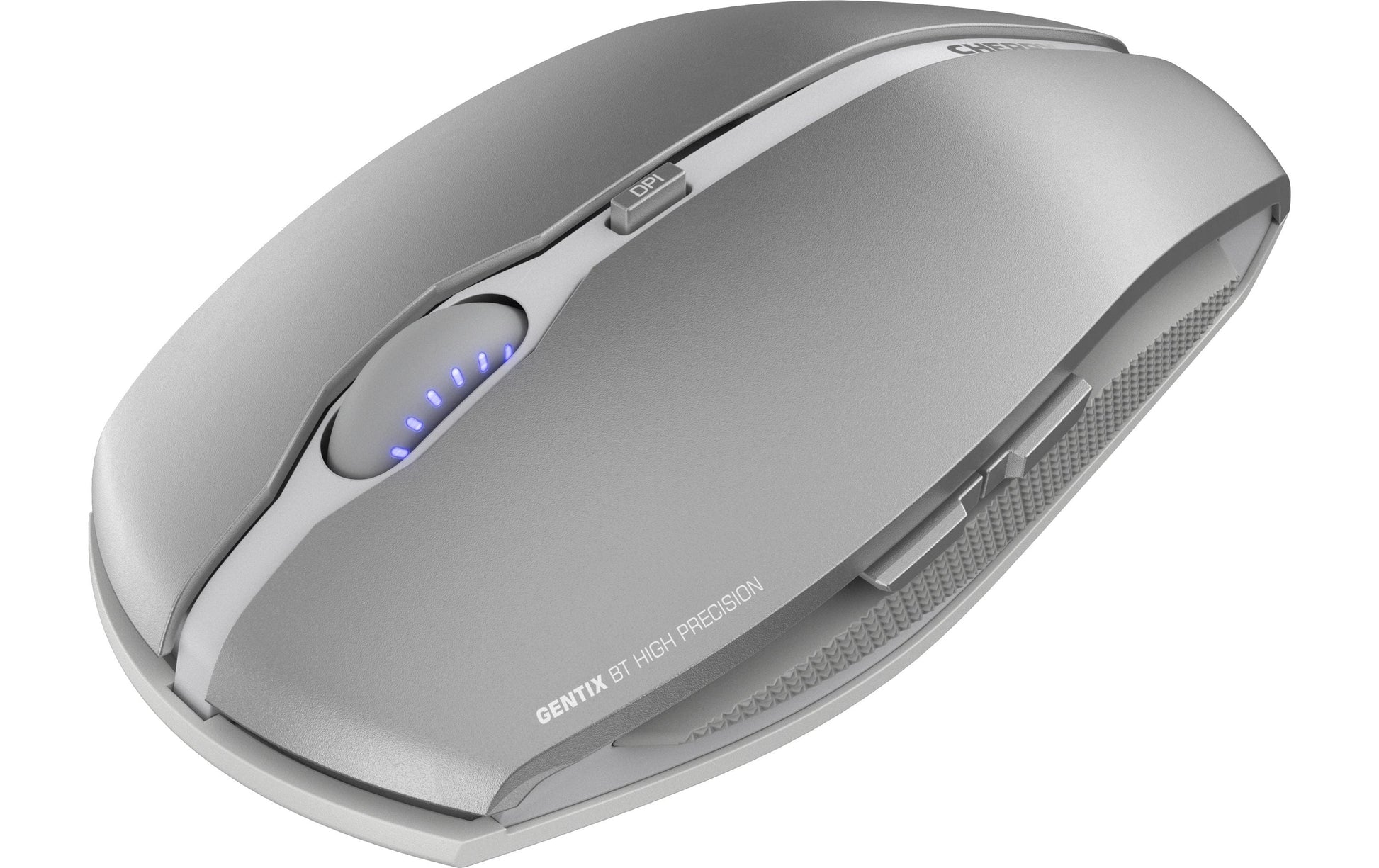 CHERRY GENTIX BT – Gaming-Maus – Kabellos (Bluetooth), 2000 DPI, beidhändig, Grau