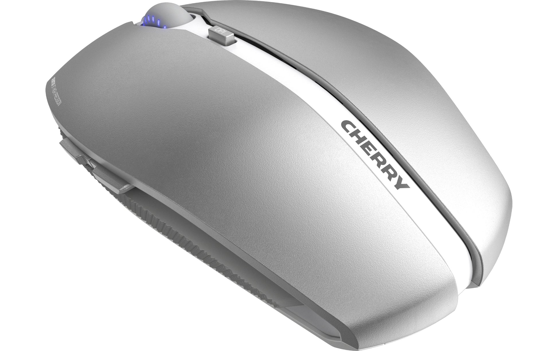 CHERRY GENTIX BT – Gaming-Maus – Kabellos (Bluetooth), 2000 DPI, beidhändig, Grau