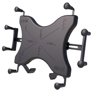 RAM Mounts Universal X-Grip Tablet-Halterung – für iPad Pro 12,9" (1.–3. Gen.), Galaxy Book 12" – Schwarz