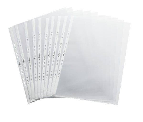 Durable Sichtmappe A3 – transparent, Kunststoff, 10er-Pack