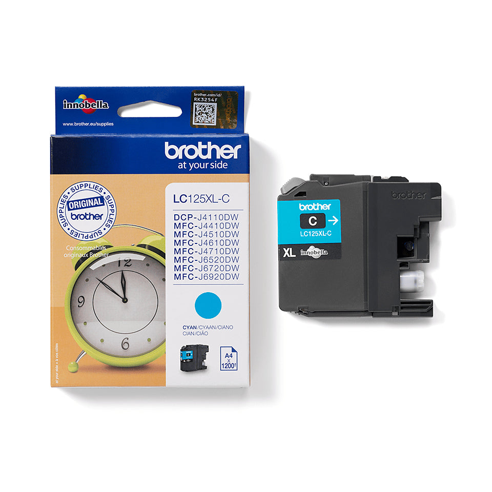 Brother Tintenpatrone, Cyan – für Inkjetdrucker/Multifunktionsgeräte