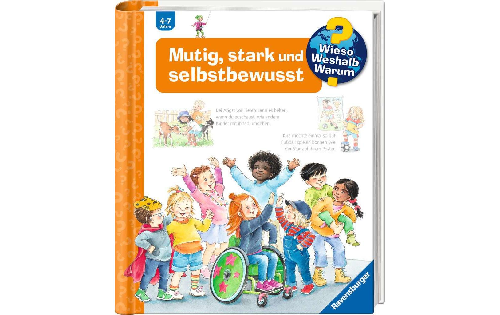 Ravensburger Buch – WWW51: Mutig, Stark und Selbstbewusst, Spiralbindung, 16 Seiten, Deutsch, ab 4 Jahren