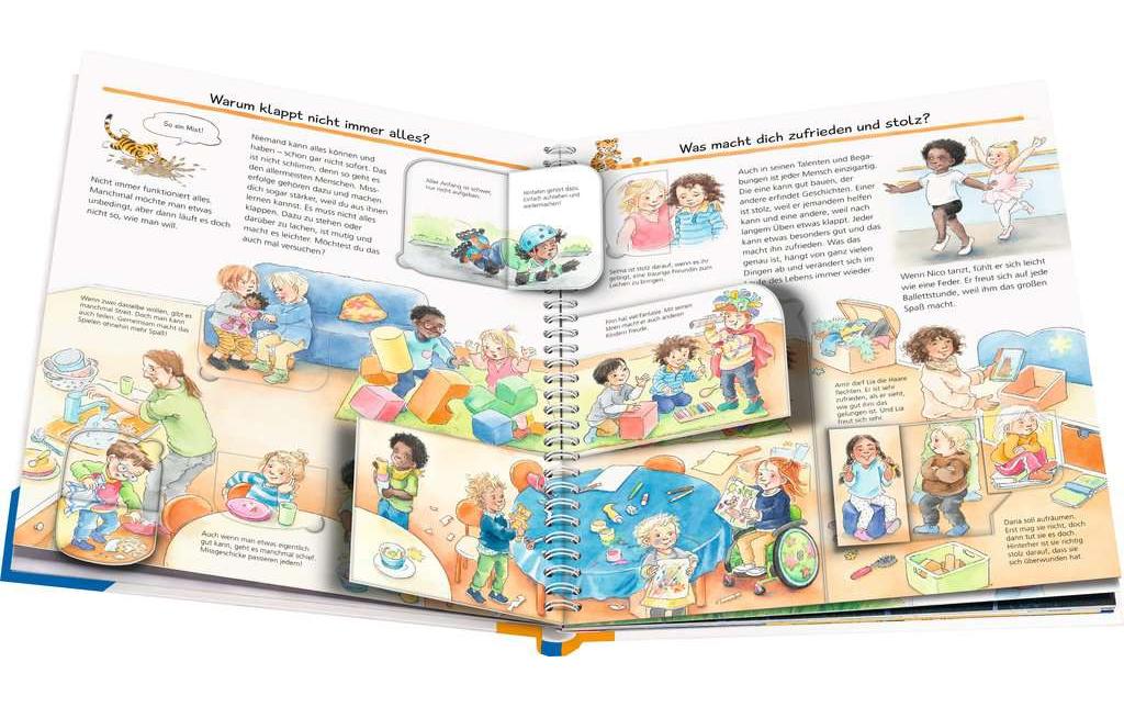 Ravensburger Buch – WWW51: Mutig, Stark und Selbstbewusst, Spiralbindung, 16 Seiten, Deutsch, ab 4 Jahren