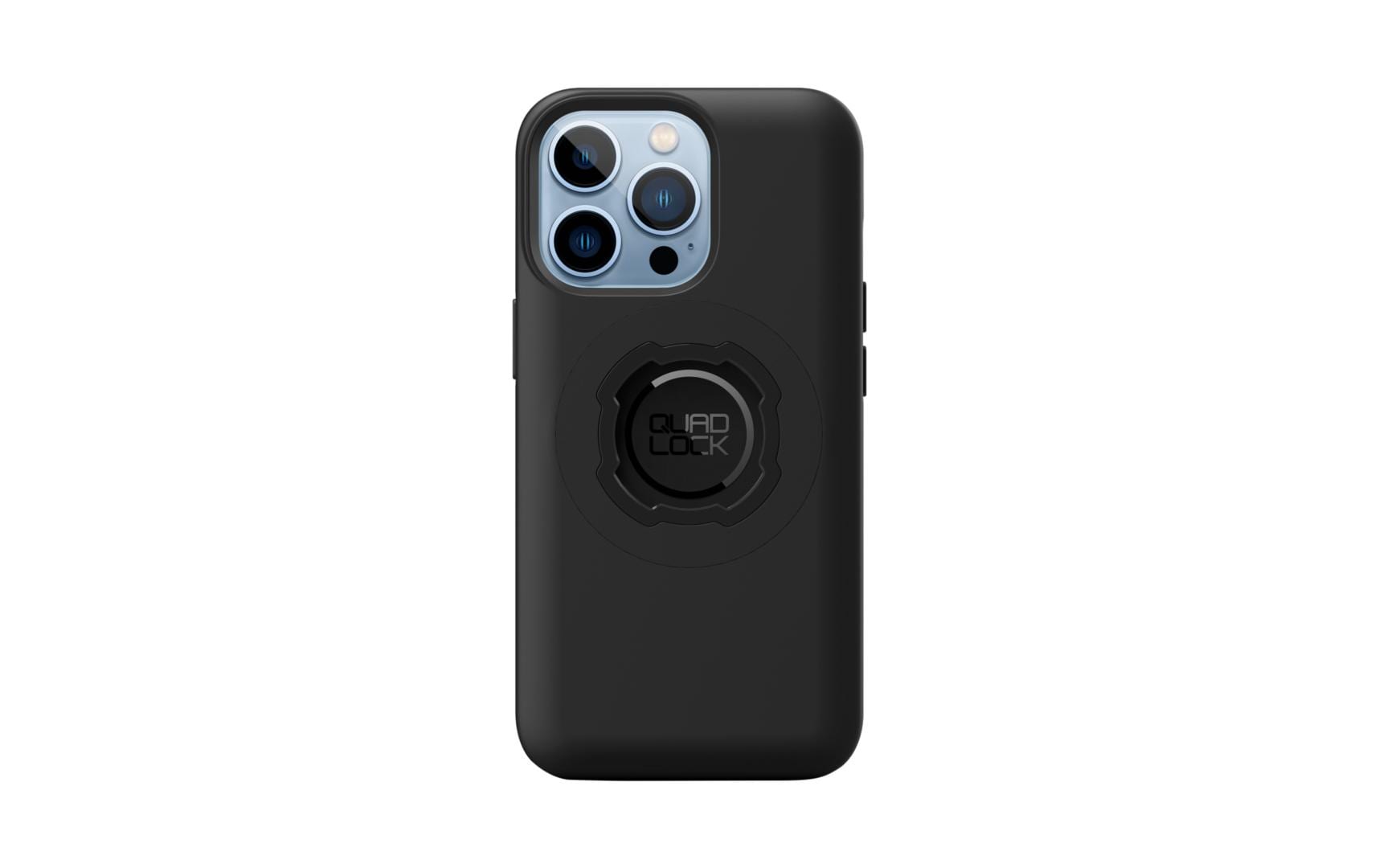 Quad Lock MAG Case – Backcover – für Apple iPhone 13 Pro, Mikrofaser+PC+TPU, schwarz, kabelloses Laden