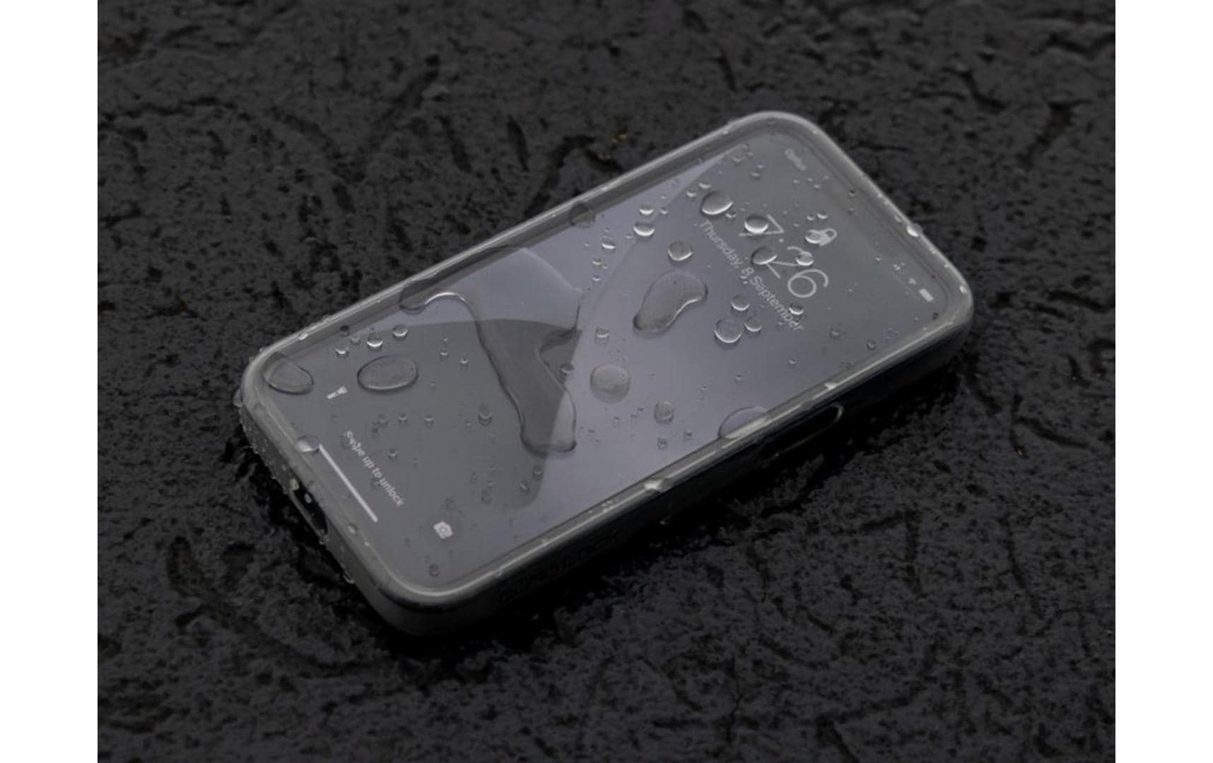 Quad Lock MAG Poncho Backcover – für Apple iPhone 14 Plus, TPU, Transparent, wasserfest