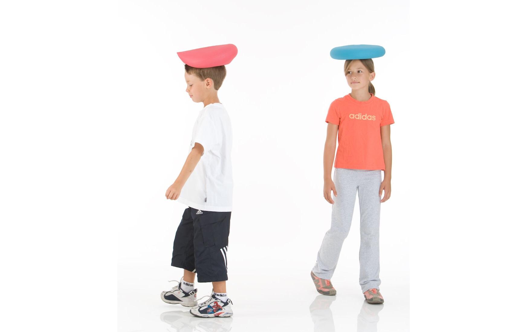 TOGU Balancekissen – Durchmesser 35 cm, Luft, rund, Handpumpe, türkis, für Stuhl