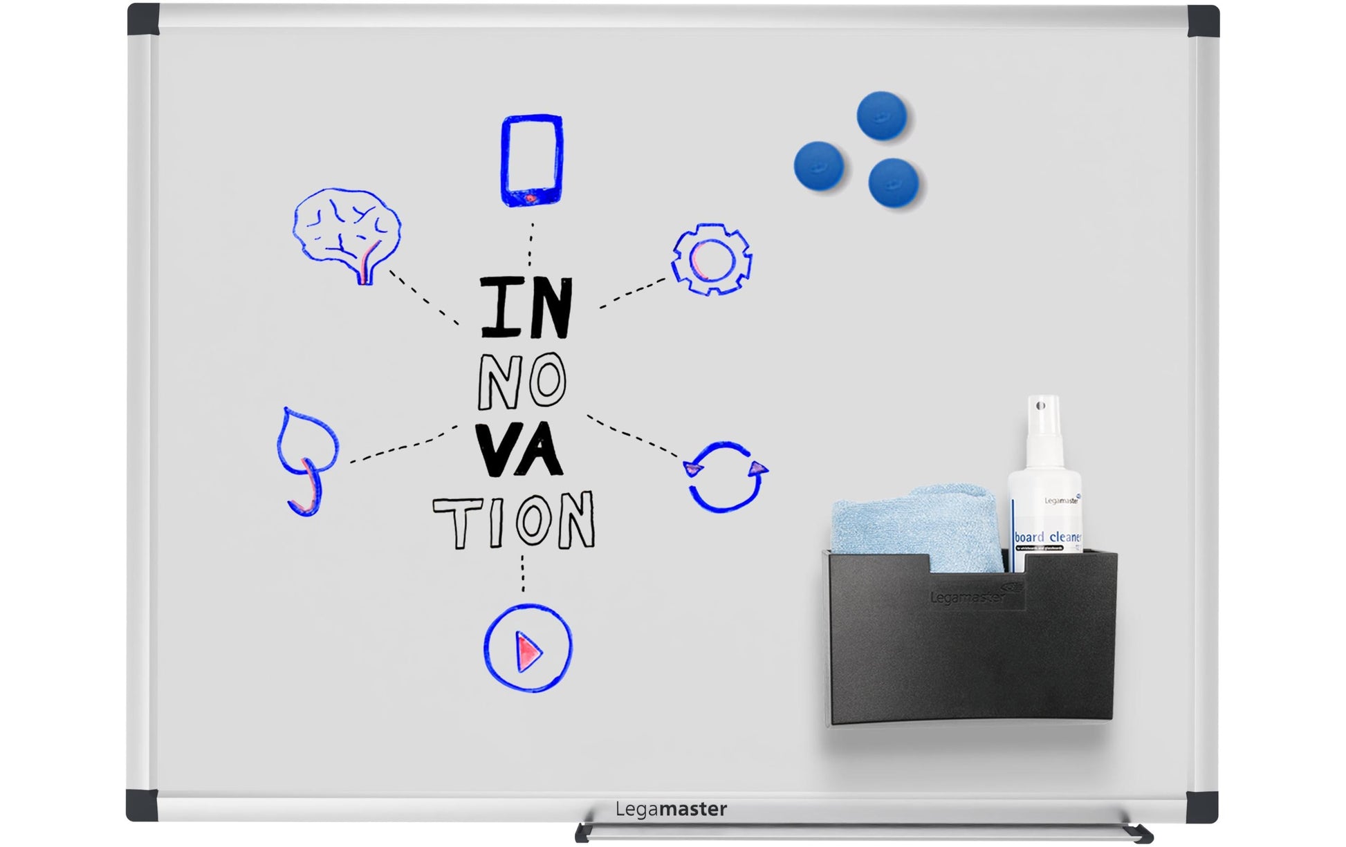 Legamaster Unite Whiteboard – Stahl, magnetisch – 60 × 45 cm