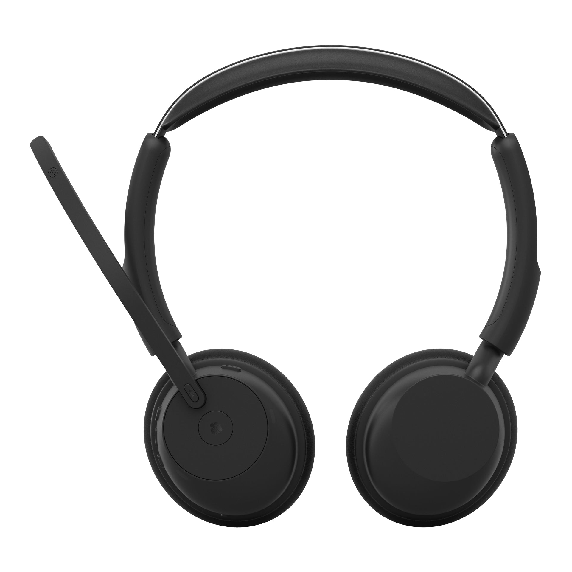 Jabra Evolve3 45 MS Office-Headset – On-Ear, Stereo, BT, MS Teams zertifiziert, mit USB-C-Dongle, Schwarz