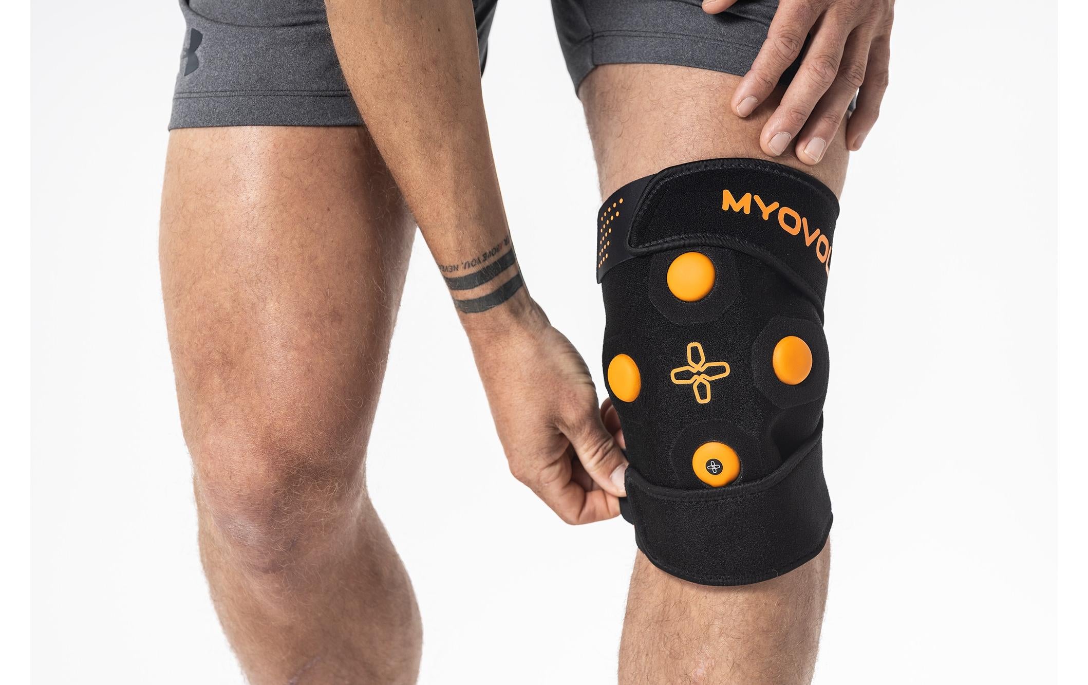 Myovolt Knie- und Beinmassagegerät – Vibrationsmassage, für Knie und Beine