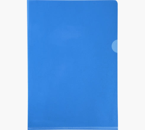 Exacompta Sichthülle A4, transparent, 130 µm, blau – 100 Stück
