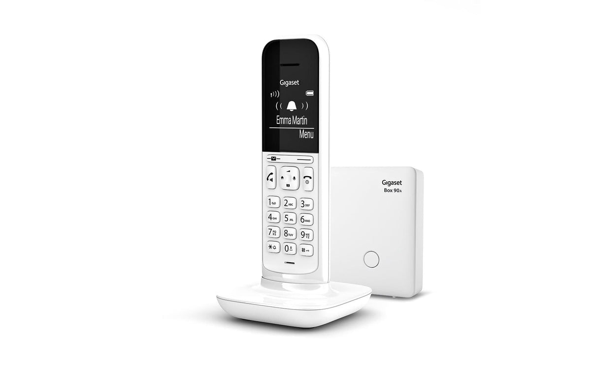 Gigaset CL390A Duo – Schnurlostelefon mit Anrufbeantworter, Weiss