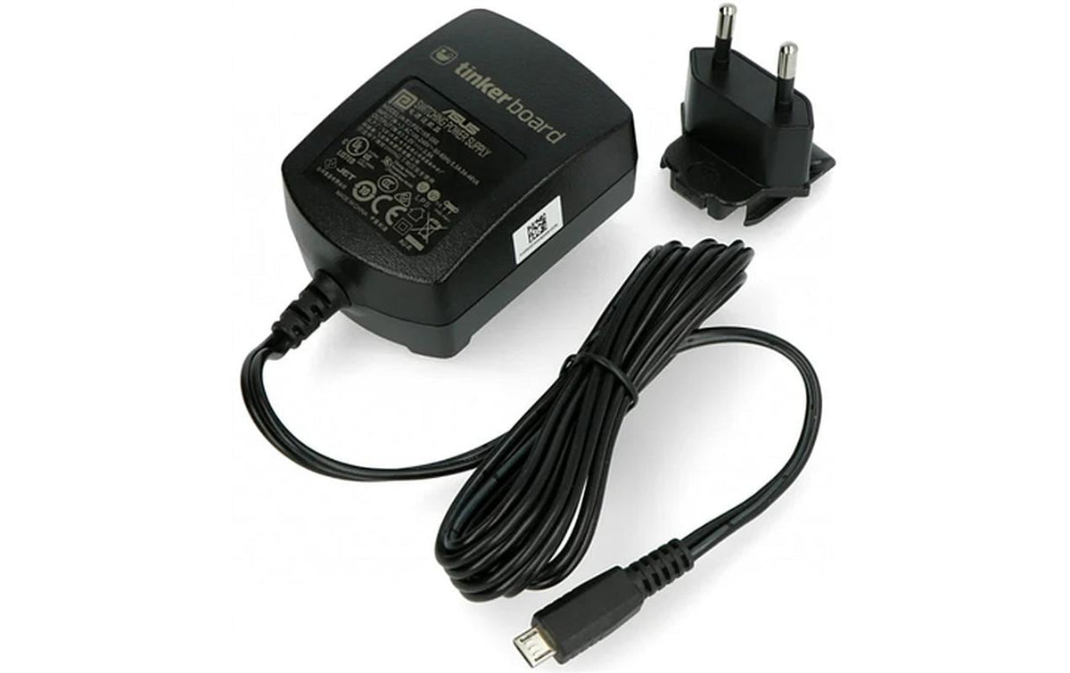 ASUS Tinker Netzteil 15 W – Micro-USB – EU-Stecker – für Tinker Board, Tinker Board S u. a.