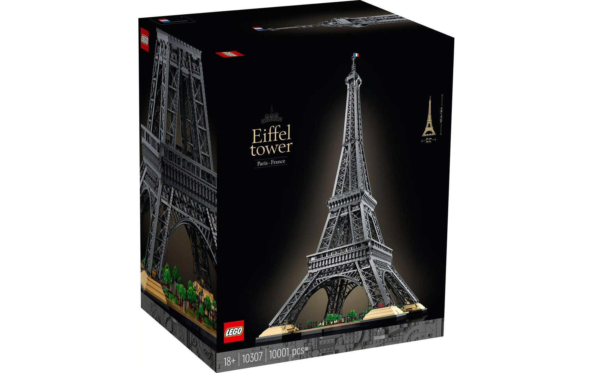 LEGO 3D Puzzle Icons – 10001 Teile – 57 × 149 × 57 cm – ab 18 Jahren